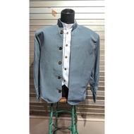 Beskap solo gray vest/Beskap solo silver