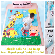 Changing Mat Baby Diaper Pelapik Kalis Air Telap Bayi Dewasa Changing Pads Changing Covers Blanket Mattress Protector Bedsheet Baby Adult