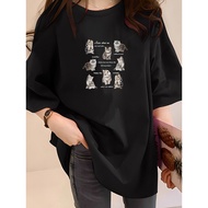 [AMYGO] 1XL-5XL T shirt Women 2Y753 T shirt Women Tshirt Crop Top Tshirt BlouseWomen Fashion Celebri