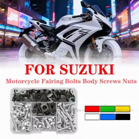 Motorcycle Windscreen Fairing Bolts Fastener Clip Screws Kit For SUZUKI GSXR 600 750 1000 K1 K2 K3 K