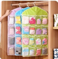 Creative and creative 16 door rear wall closet hanging transparent water laundry rack