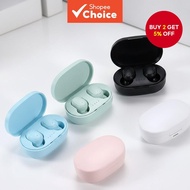 A6s Wireless Earbuds with Bluetooth Noise-Canceling and Handsfree Mic  A6s Fon Telinga Tanpa Wayar B