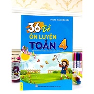 Book - 36 Math Review Questions for Grade 4 - Compiled according to the New Education and Training P