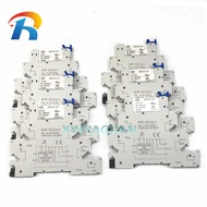 10Pcs HF41F 5-ZS HF41F-12-ZS HF41F/24-ZS 41F-1Z-C2-1 6A 1CO Slim Relay Mount On Screw Socket HF41F 5