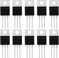 YINETTECH 10PCS IRLZ44N Logic Level MOSFET Transistors 47A 55V N-Channel MOSFET Transistors 29x10x4.