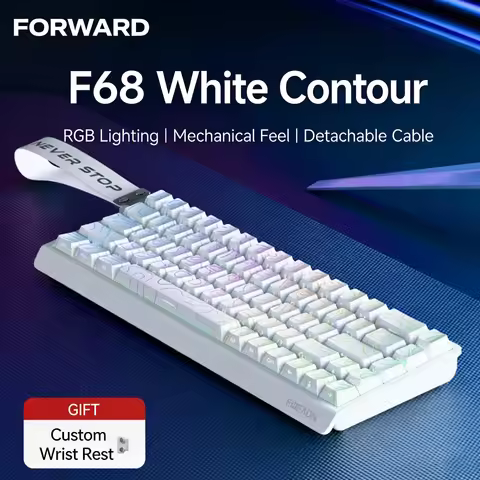 Pioneer F61/F68 Gaming Wireless Keyboard Mechanical Feel Bluetooth Office Dedicated Small Portable B