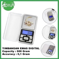 (NR7D) TIMBANGAN EMAS POCKET SCALE 500 GRAM TIMBANGAN MINI DIGITAL