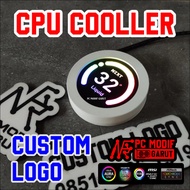 Cover cpu cooling cpu cooler custom logo led argb