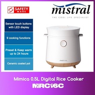 Brand New Mistral Mimica 0.5L 0.8L Digital Rice Cooker MRC16C MRC20C. Local SG Stock and warranty !!