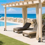 CABEZAG Deck Railing Support, Heavy-Duty Black Post Support Bracket, Support Steel 4x4 Inch/6x6Inch 