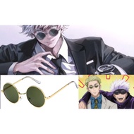 Jujutsu Kaisen Gojo Satoru Sunglasses Kento Green Color Style Gojo Anime Cosplay Glasses