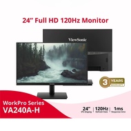 VIEWSONIC 24" 27" VA240A-H LED FLAT FULL HD IPS PANEL LCD MONITOR 100Hz