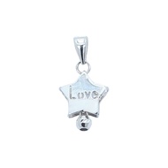 TAKA Jewellery Gold Star Love Pendant 18K