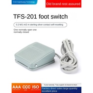 Foot Switch TFS-201, TFS-1, TFS-01 - Foot Pedal, 0.2m/1m/2m Cord, Plastic/Metal Case