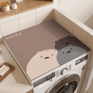 Waterproof Non-Slip Modern Simplicity Style Laundry Machine Cover Mat Diatom Mud Protection Pad Dust
