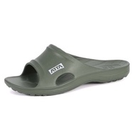 【ATTA】足底均壓 足弓簡約休閒拖鞋-軍綠色