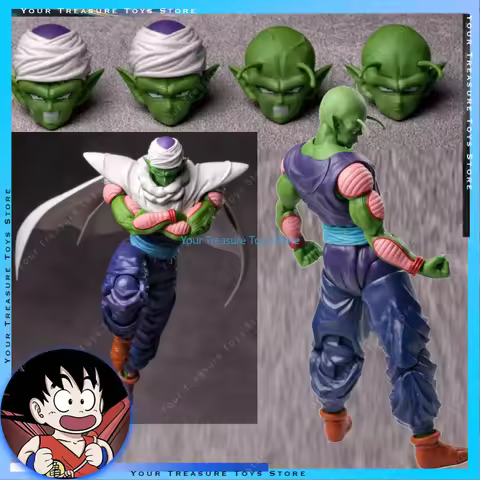 Coming Soon: Dragon Ball SHF KO Version King Piccolo Head Sculpt, Compatible with Bandai 2.0 Piccolo