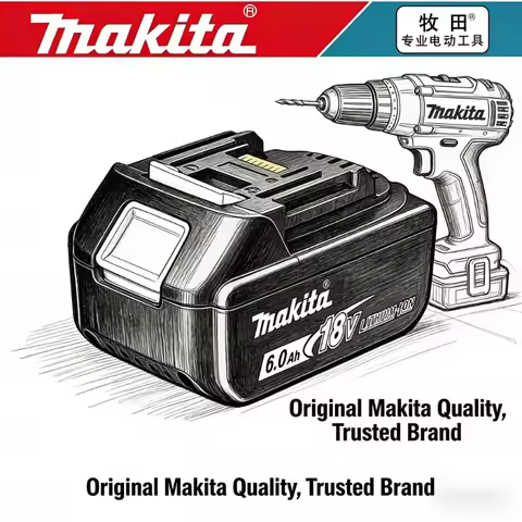 Makita Original DC18RC Li-ion Battery Charger With LED Display 18V BL1860B BL1850B DC18RC Electric P