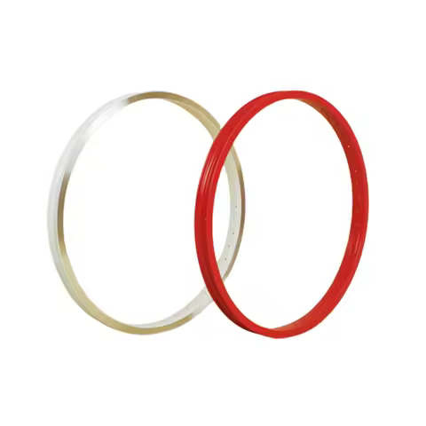 20 Inch BMX Bike RIM , 48 Hole Aluminum Alloy RIM, Red/White, Wheels Accessories,