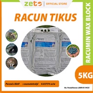 Bayer Racumin Wax Block 5kg Racun Tikus Norway, Tikus Hitam Sawah Paling Berkesan