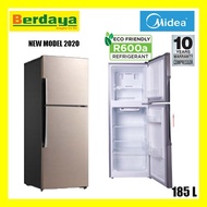 Midea 2 Door 185L Refrigerator MD-223VG / MD223VG / Peti Sejuk Dua Pintu / 2 Pintu / Two Door / Doub