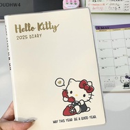 DUDHW4 สมุดโน๊ตลายการ์ตูน A5 Hello Kitty กำหนดการหนังสือแผนนักเรียนสมุดบันทึกโรงเรียนของขวัญ