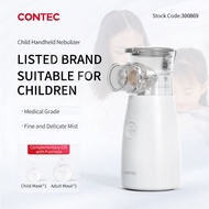 CONTEC New NE-M03 Portable Mesh Nebulizer Ultrasonic Mesh Humidifier Adult and Children 2 Masks Char