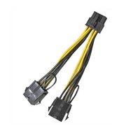 NVIDIA Graphics Card Power Cable 030-0571-000 CPU 8 Pin Male to Dual PCIe 8 Pin Female Adapter for T