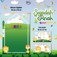 Verlinola Children's Travel Prayer Rug Souvenir Prayer Rug/ Printed Prayer Rug/ Name Prayer Rug/ TRA