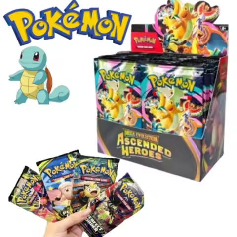 360Pcs/Set Pokemon Card MEGA EVOLUTION PHANTASMAL FLAMES Prismatic Evolutions Black Bolt English Boo
