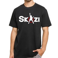 KATUN Skazi Logo T-Shirt DJ EDM, Disk Jockey Music Clubbing Combed Cotton 20s DISTRO Men's Clothing 