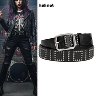 HUHNOT Waist Belt, Y2K All-match Punk Rivet Belts, Fashion Heavy Metal Trendy Design Jeans Belt For 