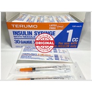 [10pcs] [INSULIN SYRINGE] [DIABETIC NEEDLE] TERUMO INSULIN SYRINGE 1ml With 30g x 5/16" Needle