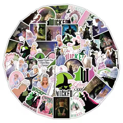 50PCS Cool Cartoon Wicked Musical Graffiti Stickers Decals Creative DIY Fridge Laptop Motorcycle Lug