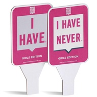 Never Have I Ever Paddles | Set of 10 Paddles | Fun Accessory for Game Night Party Games for Adults 