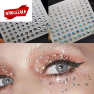 (BC) 1Sheet Eye Body Face Gems Rhinestone Stickers/3D Self Adhesive  Glitter Nail Stickers / DIY Bod