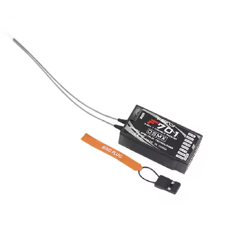 Spektrum AR7000 replacement F701 PPM 2.4GHz 7CH DSMX DSM2 RC Receiver For DX7 DX8 JR RC Transmitter 