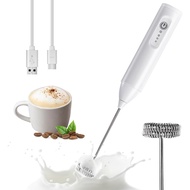 Handheld Rechargeable Milk Frother USB-C Coffee Frother 3 Speeds Beverage Mixer for Matcha