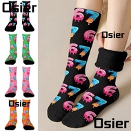 OSIER 67 Meme Crew Long Socks, Cotton Warm 67 Meme Ice Cream Socks, Funny Breathable Lightweight Car