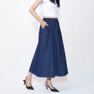 DFS CAMBLY MIDI SKIRT - Flare Jeans SKIRT