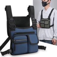 Tactical Bag Men's Tooling Functional Vest Chest Bag Street Wear Tactical Vest Bag Street Outdoor Sp