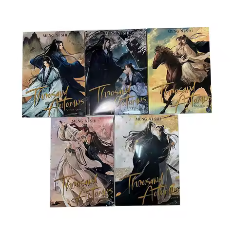 5 Book/set Volume 1-5 English Comic Novel Thousand Autumns - Qian Qiu - Meng Xi Shi BL Manhwa Ancien