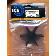 Yamaha CV40 coolant pump impeller, Code 6F5-44352-00-00, Taiwan