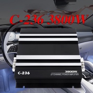 Car Power Amplifier 2-236 Power Amplifier 3800W Car Power Amplifier Push Car Woofer