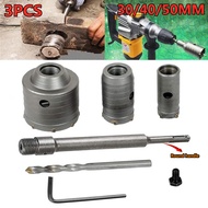PACKAGE 30mm-65MM CONCRETE DRILL BIT WALL HOLE SAW OR HSS SHANK HOLE Concrete Driller Through Wall