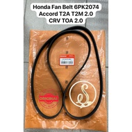 Honda CRV TOA 2.0 Accord T2A T2M 2.0 FAN BELT 6PK2074 / 6PK2075 / 6PK2070 31110-R7S-M01 / 31110-R6A-
