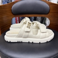 Dior迪奧ACT白色魔術貼涼鞋 37 碼 無附件