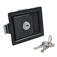CCBEST กุญแจประตูทางเข้าพร้อมสลักมือจับสีดำสำหรับรถบ้านเรือ
