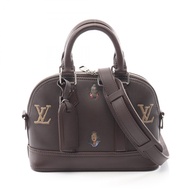 【二手】LOUIS VUITTONAlma 25 Henry Taylor 手提包 M24520ブラウン皮革 Alma 25 Henry Taylor 男士二手 B