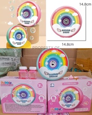 Mainan Anak Bubble Camera Elektrik Donat Rainbow / Kamera Gelembung